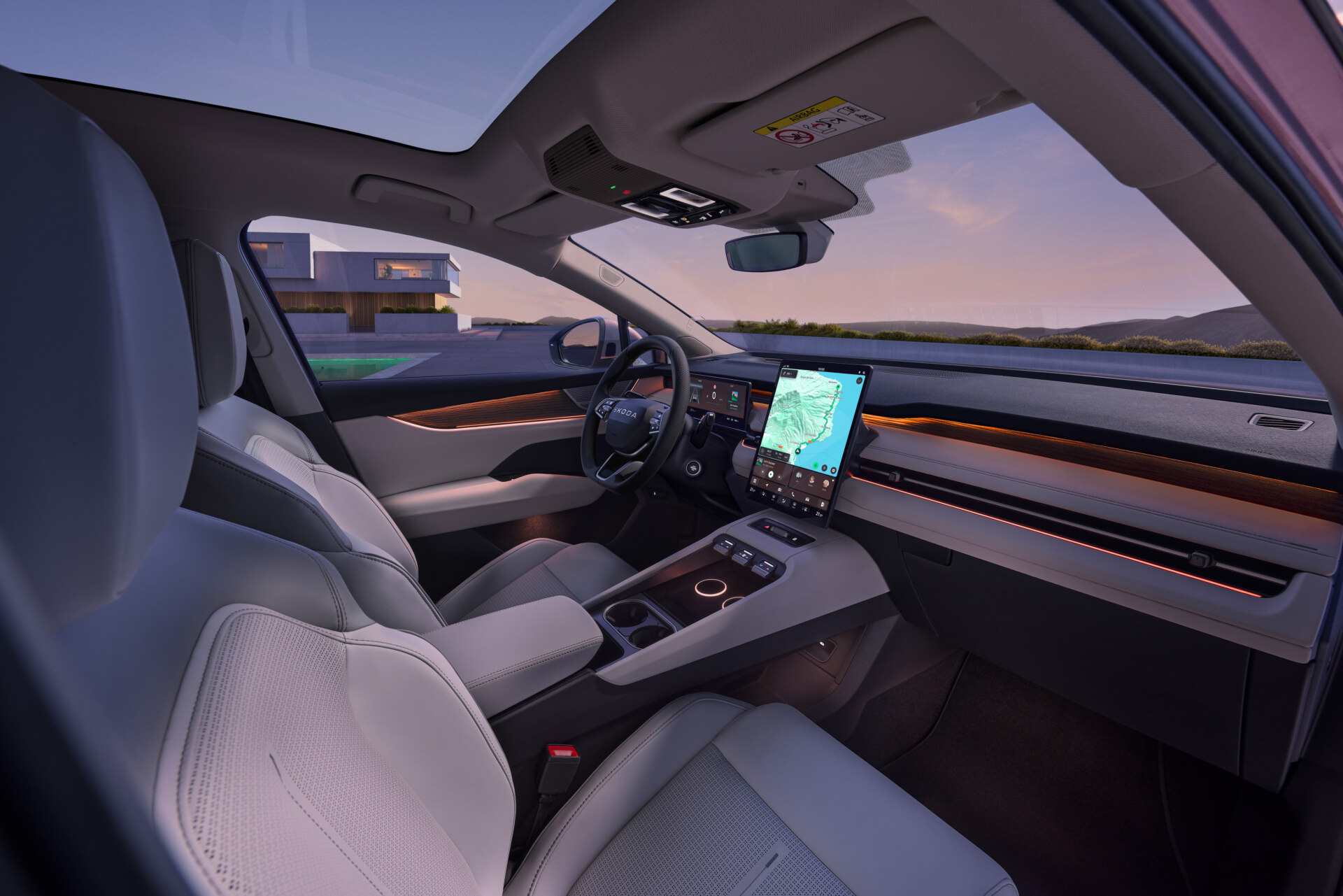 Škoda Peaq Interior official photo