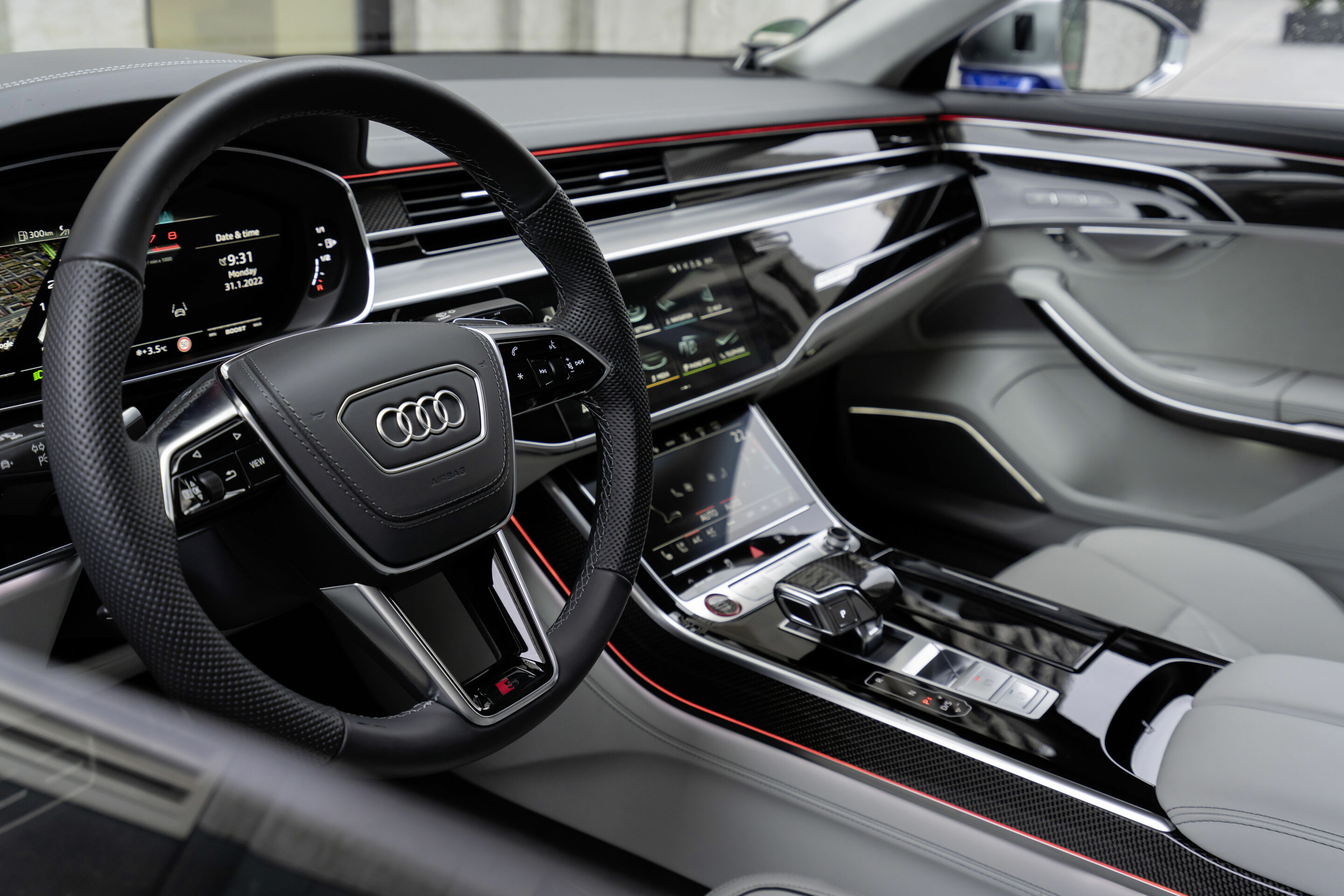 Audi S8 interior and cockpit A220809