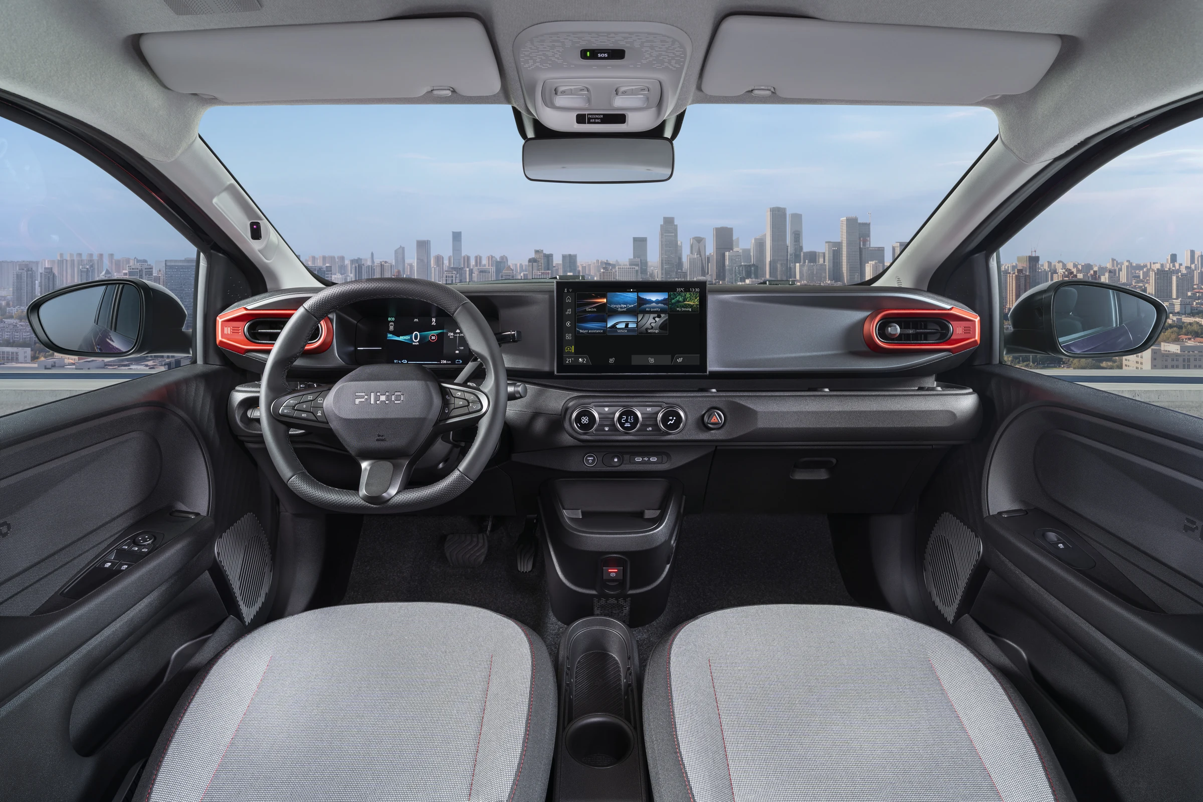 Nissan Pixo interior official photo 16