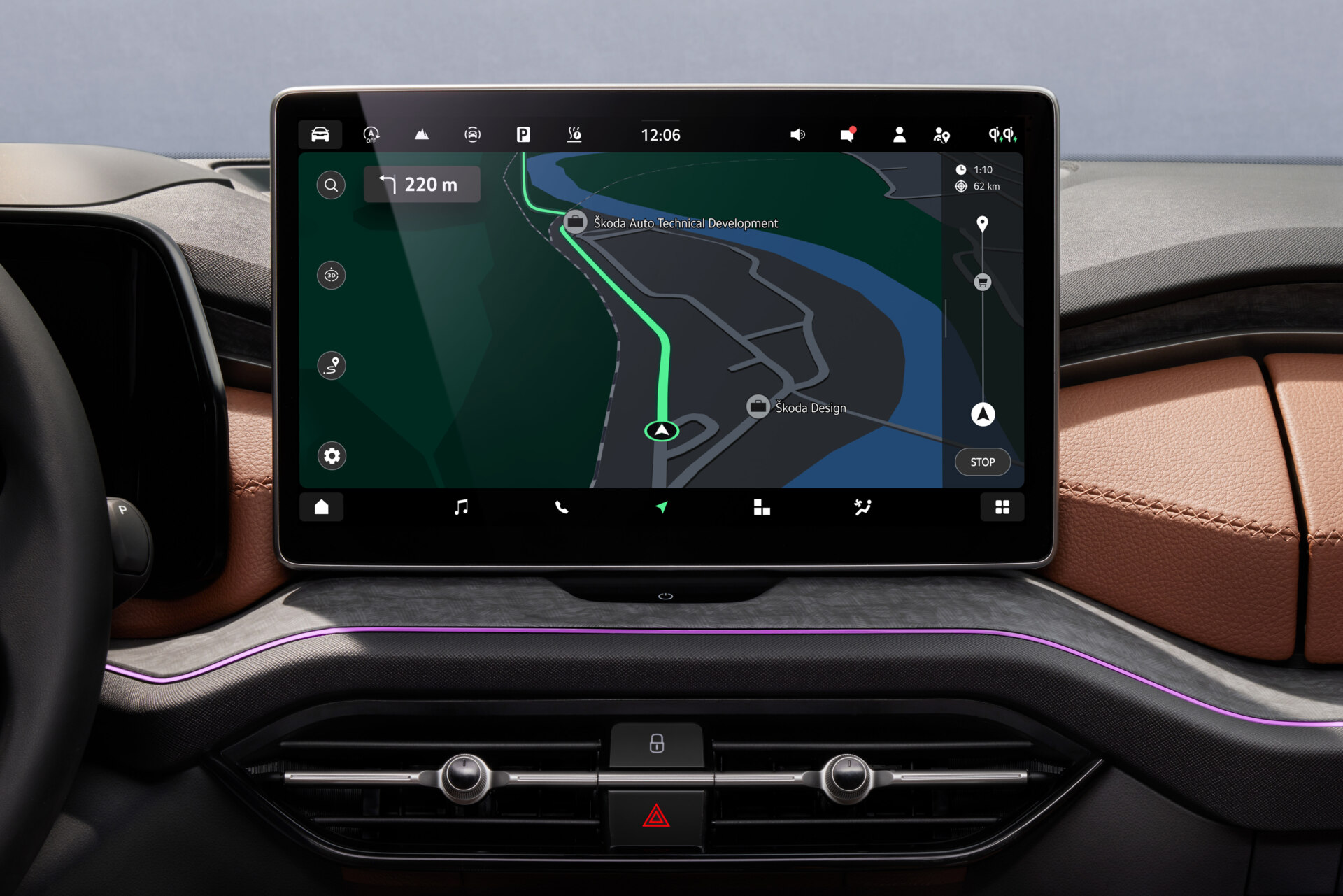 Škoda Kodiaq interior official photo