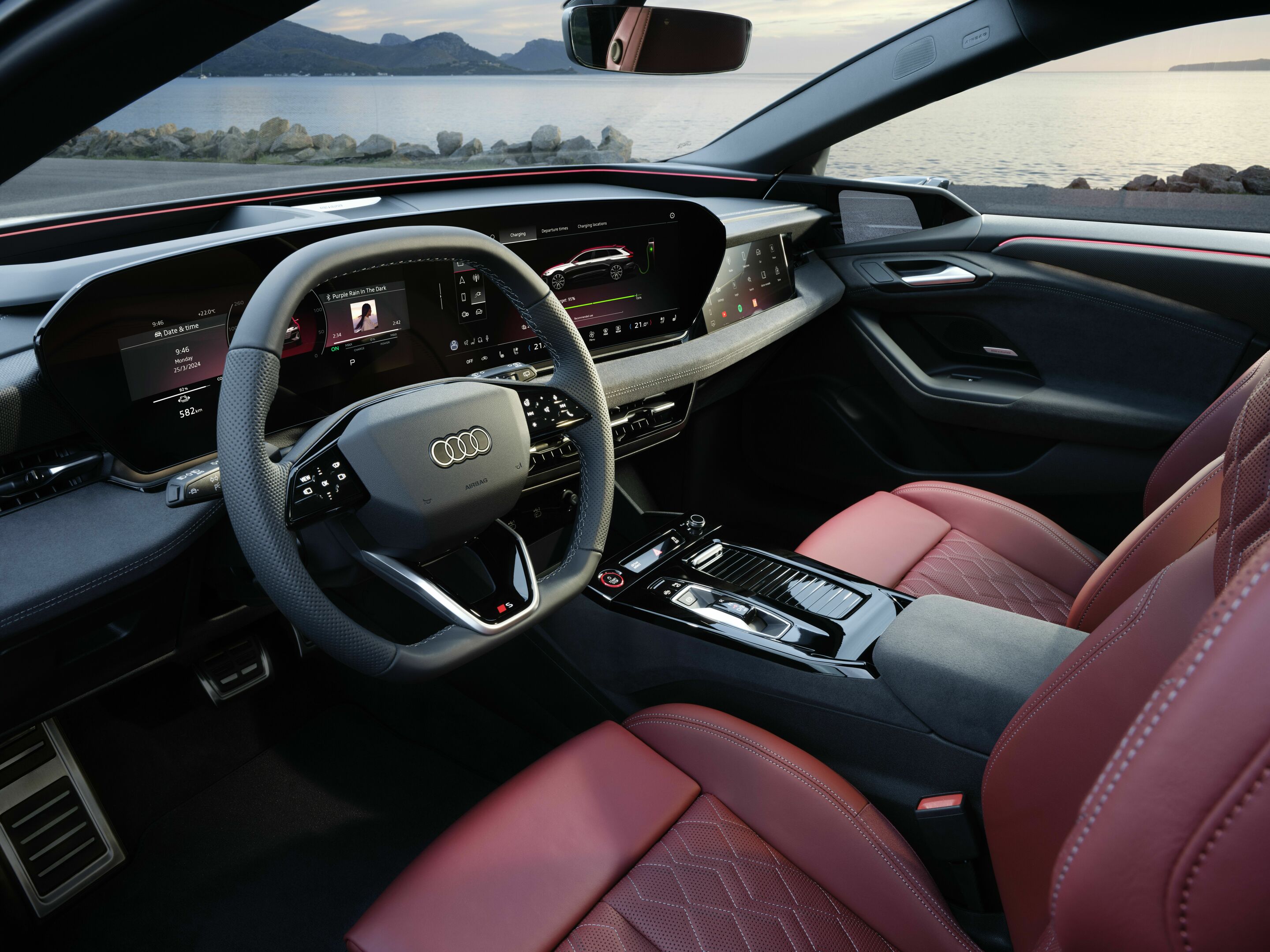 Audi S6 Avant e-tron interior and cockpit A243568