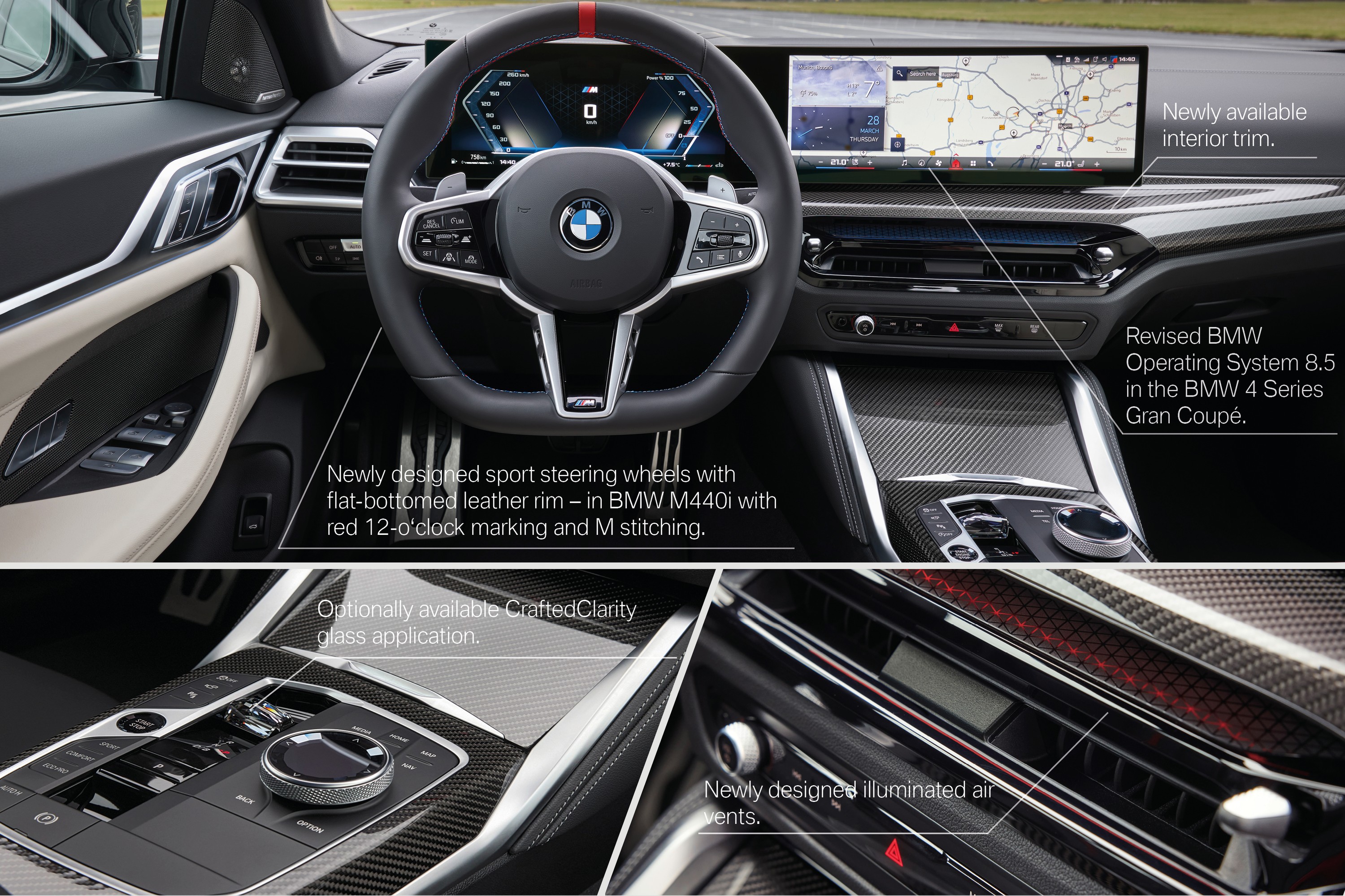 BMW M440i interior P90546709