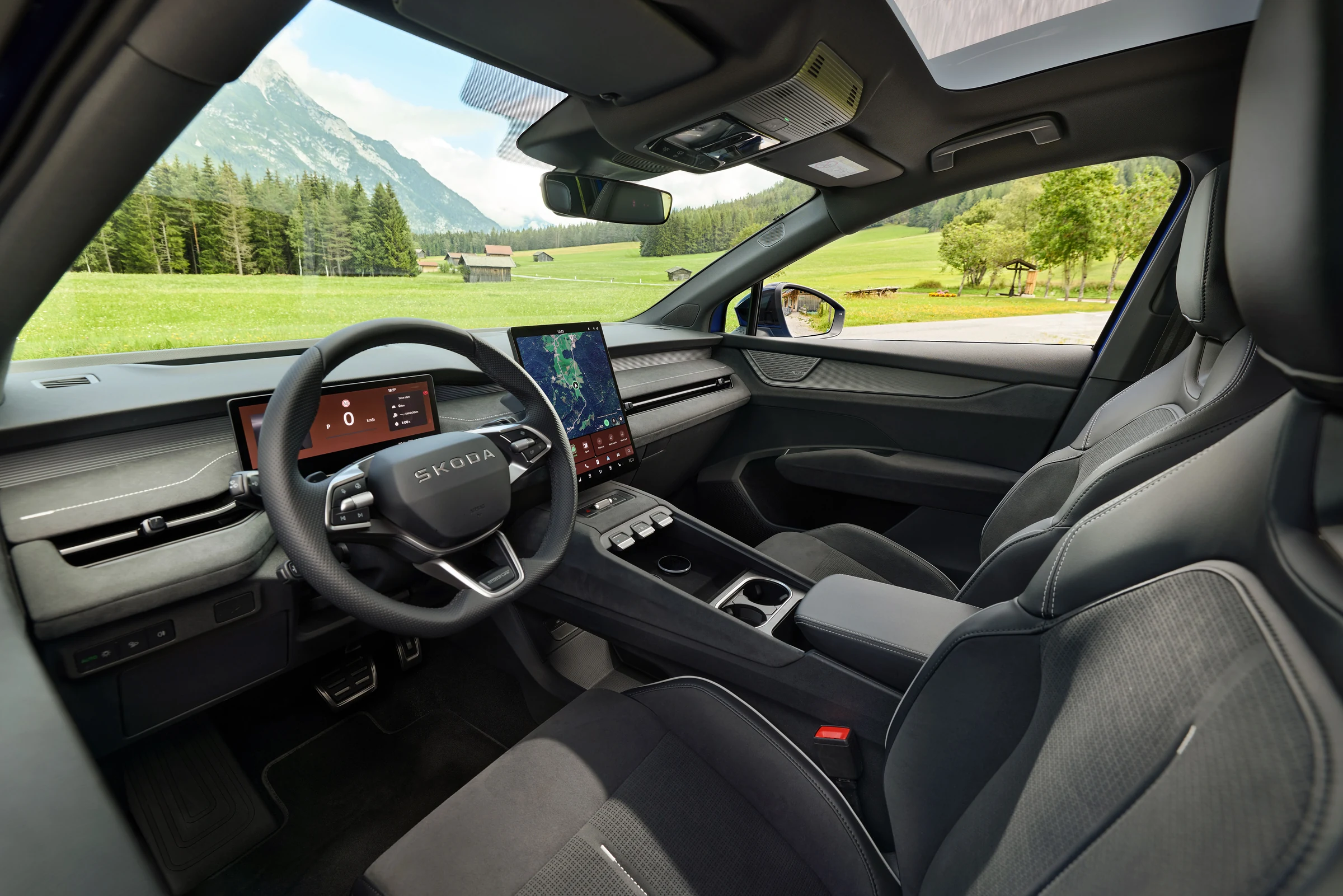 Skoda Peaq interior official photo 24