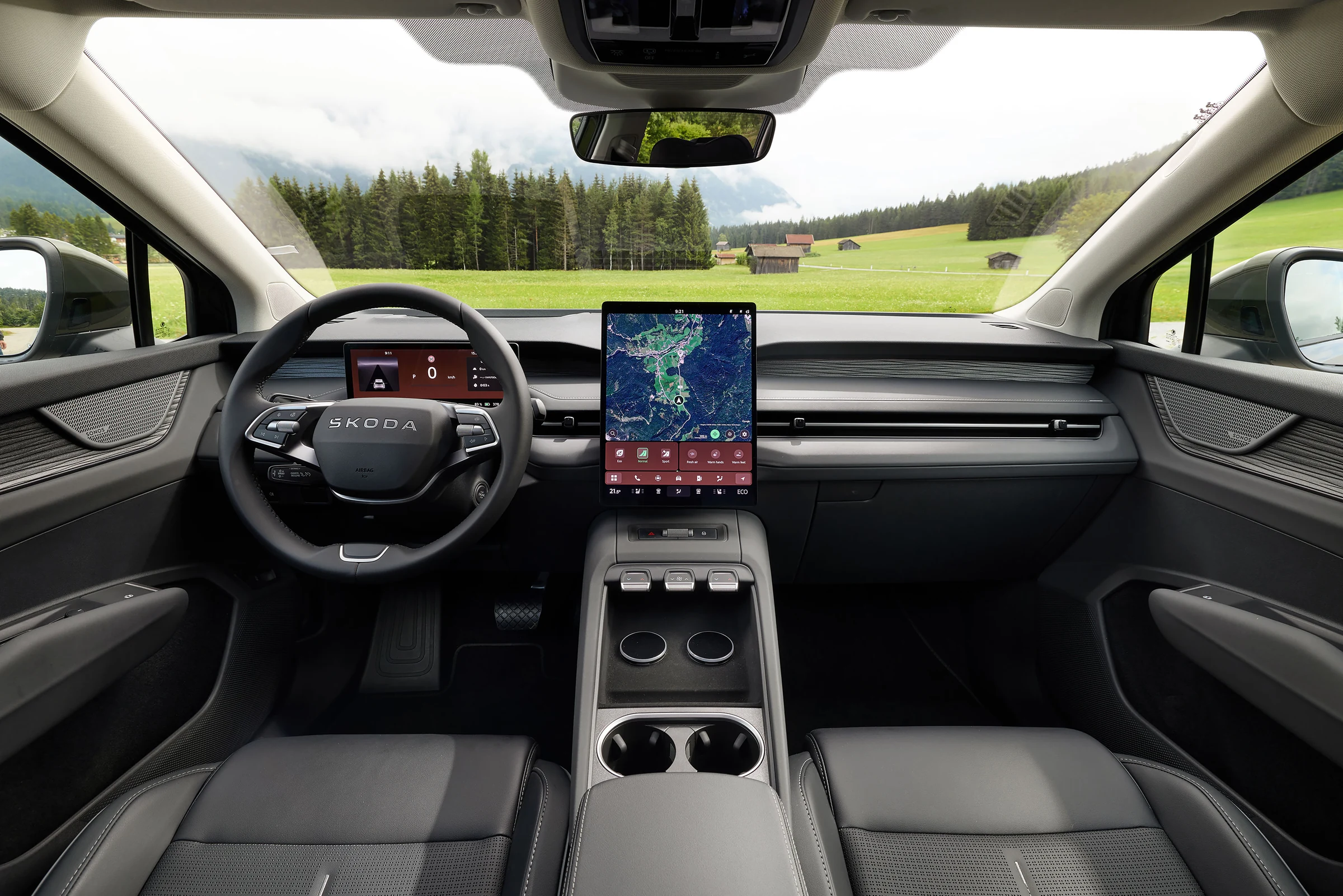 Skoda Peaq interior official photo 19