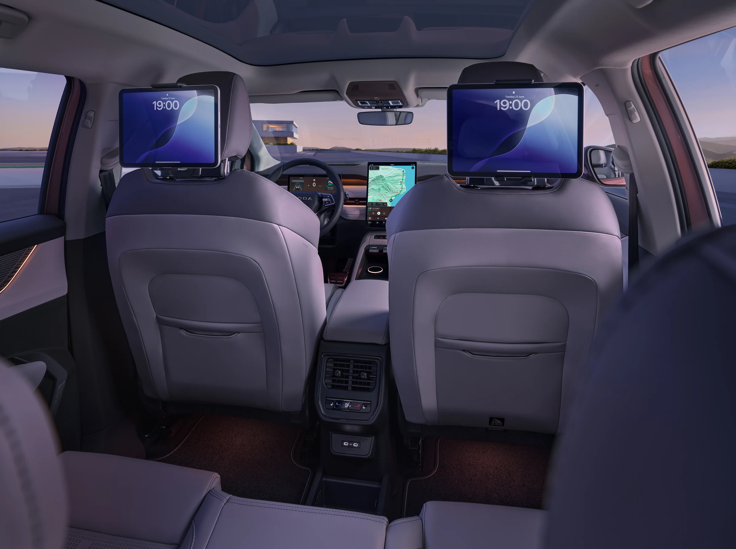 Skoda Peaq interior official photo 37