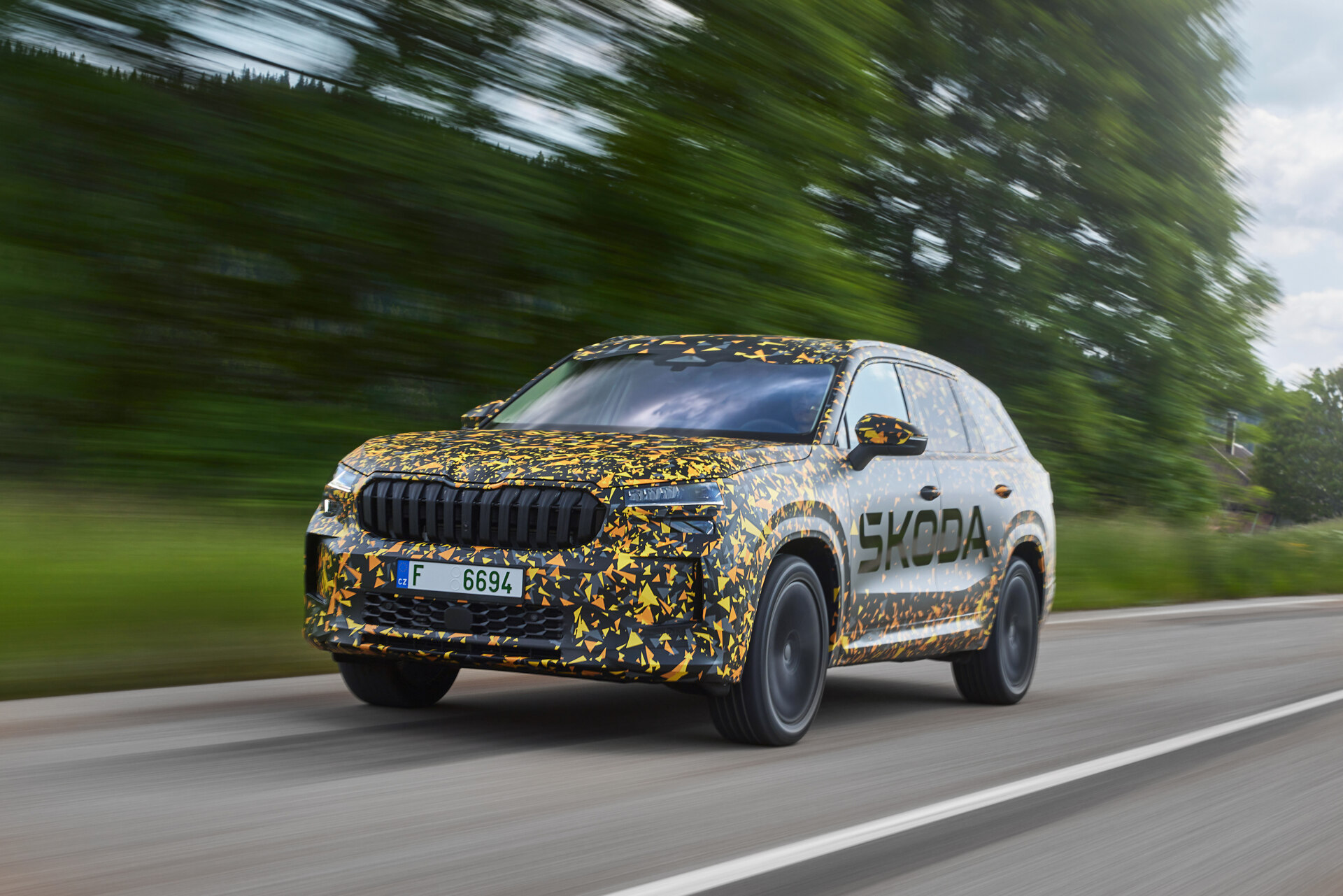 Škoda Kodiaq Powertrain & Charging official photo