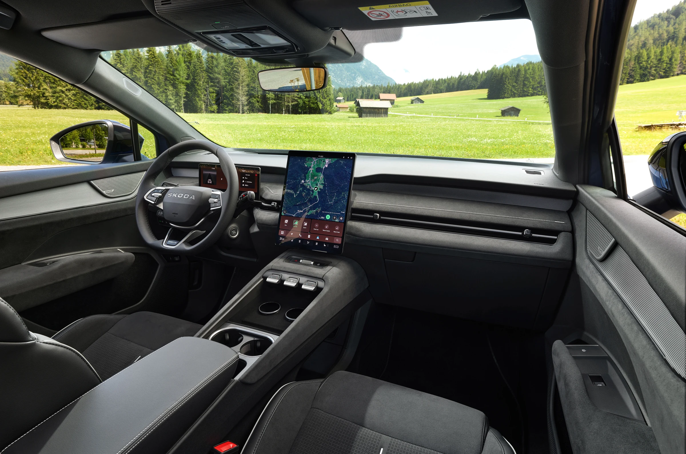 Skoda Peaq interior official photo 26