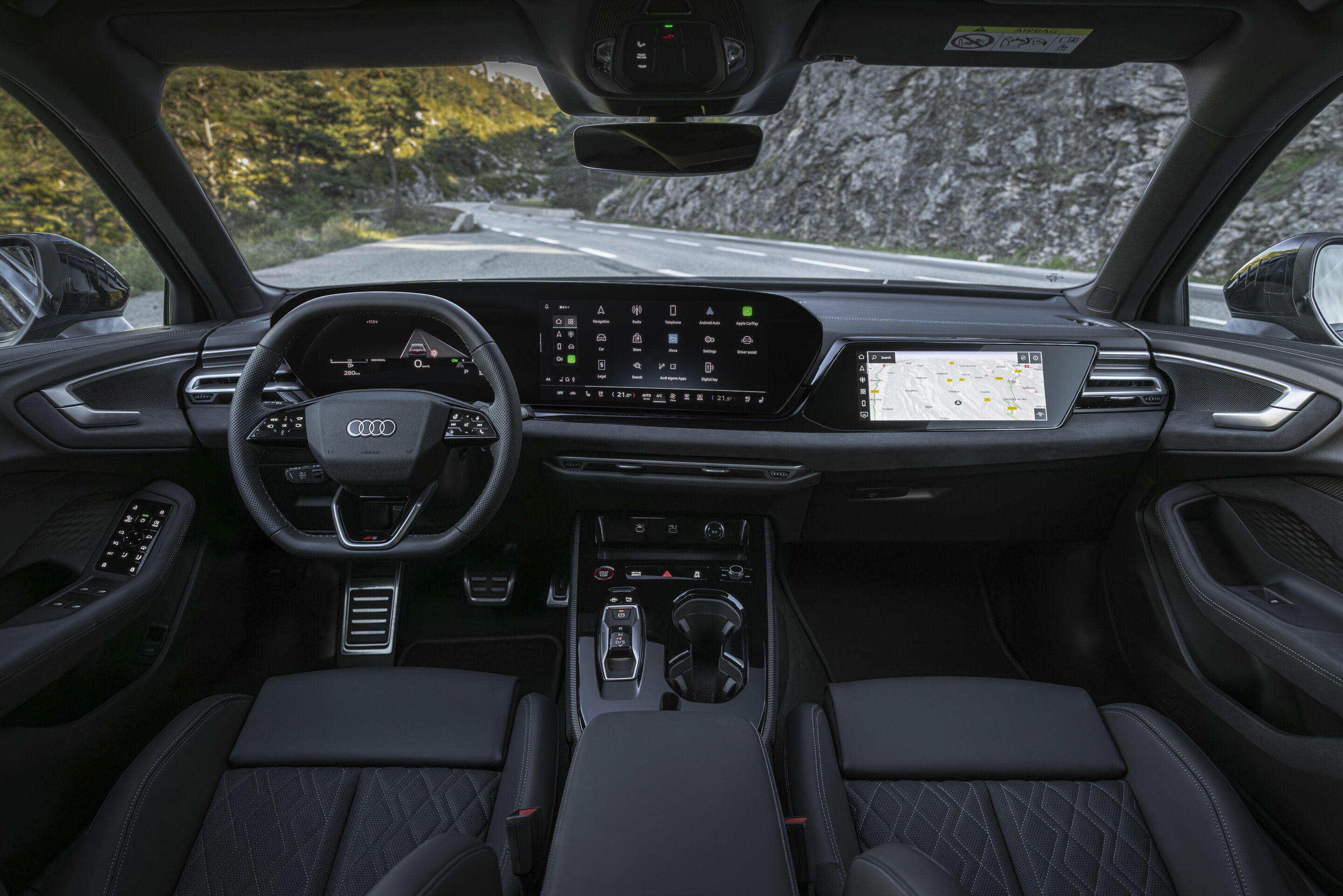 Audi S5 Sedan interior and cockpit A244462