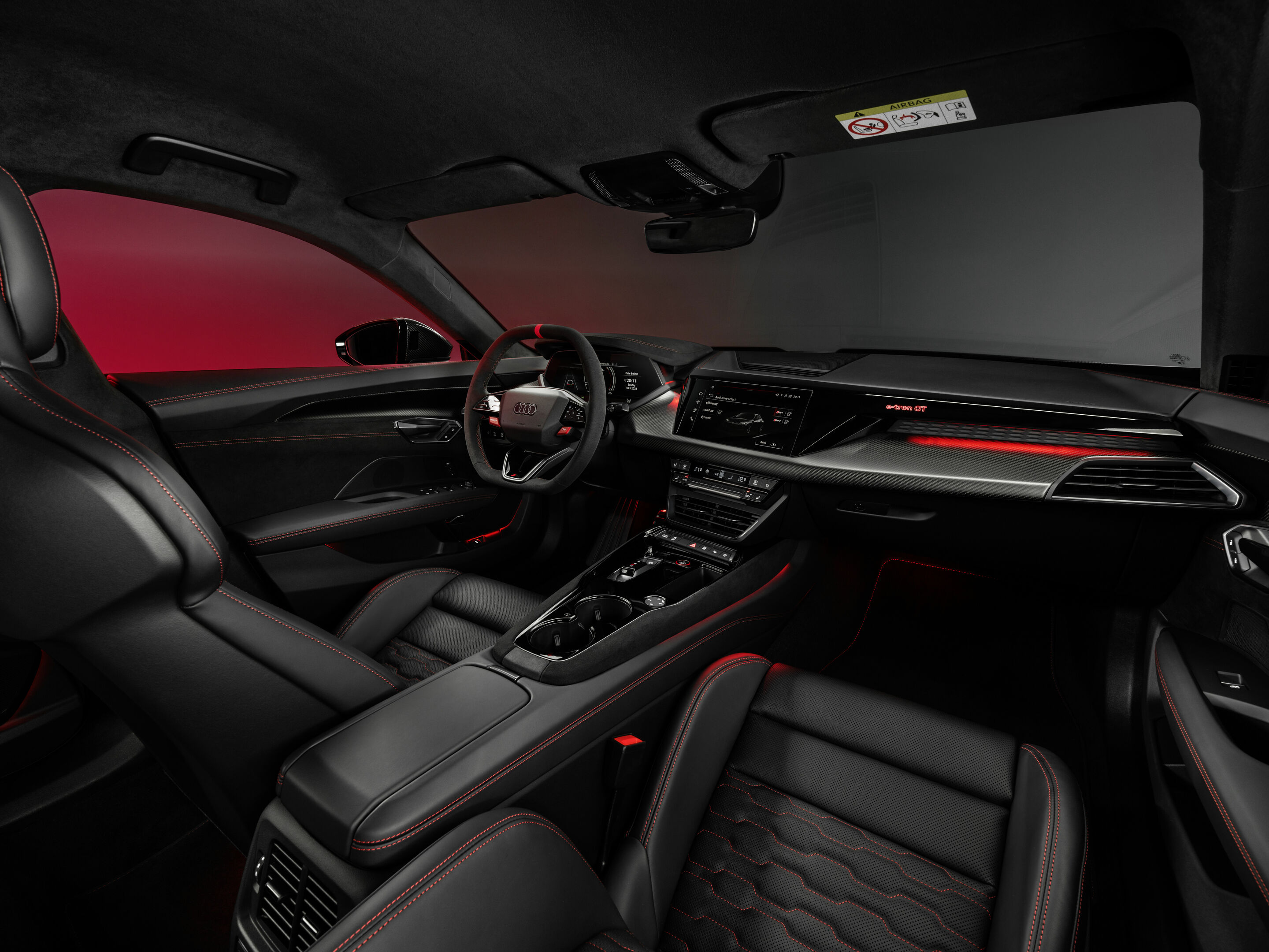 Audi RS e-tron GT interior and cockpit A242575