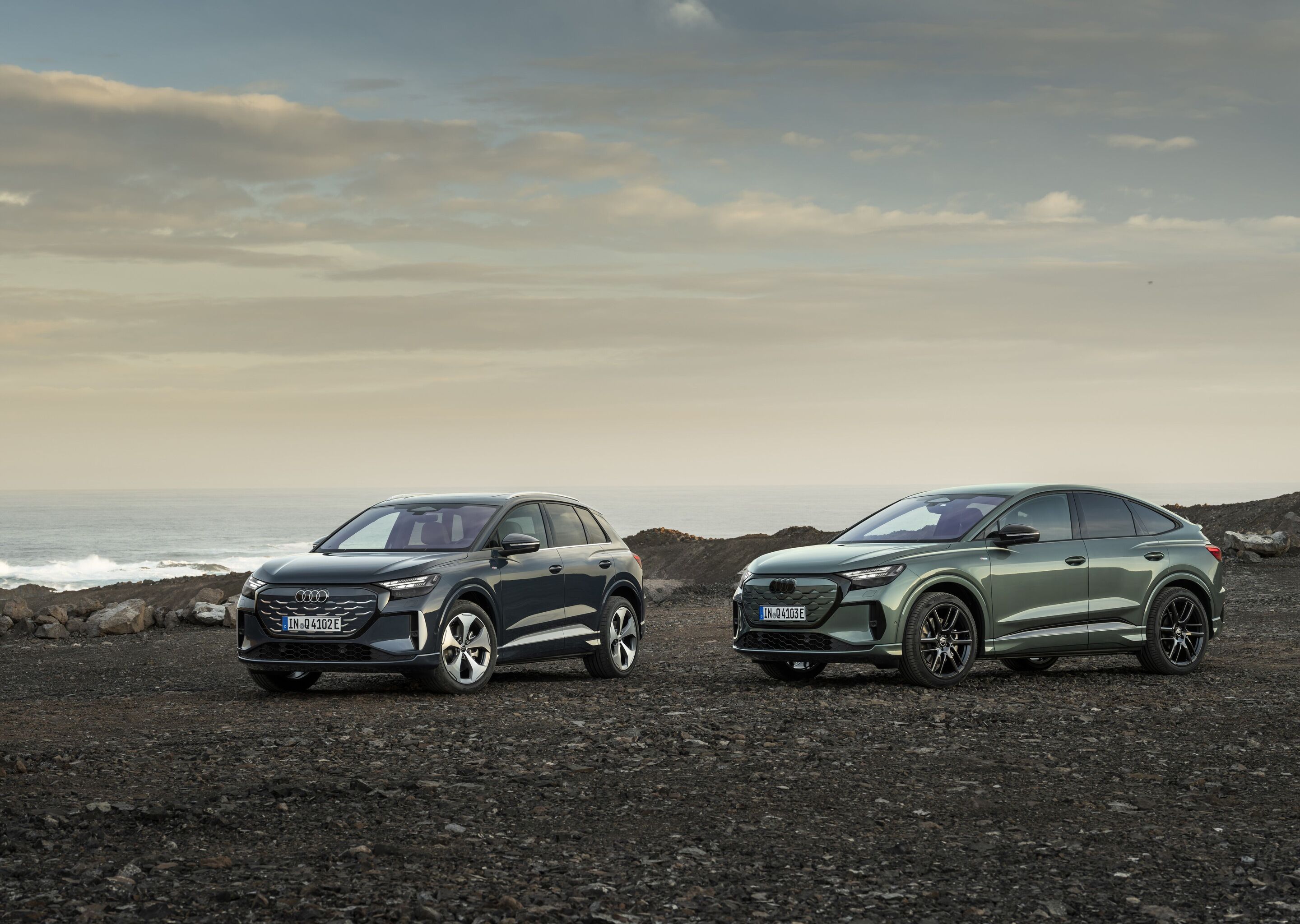 Audi Q4 e-tron Exterior official photo