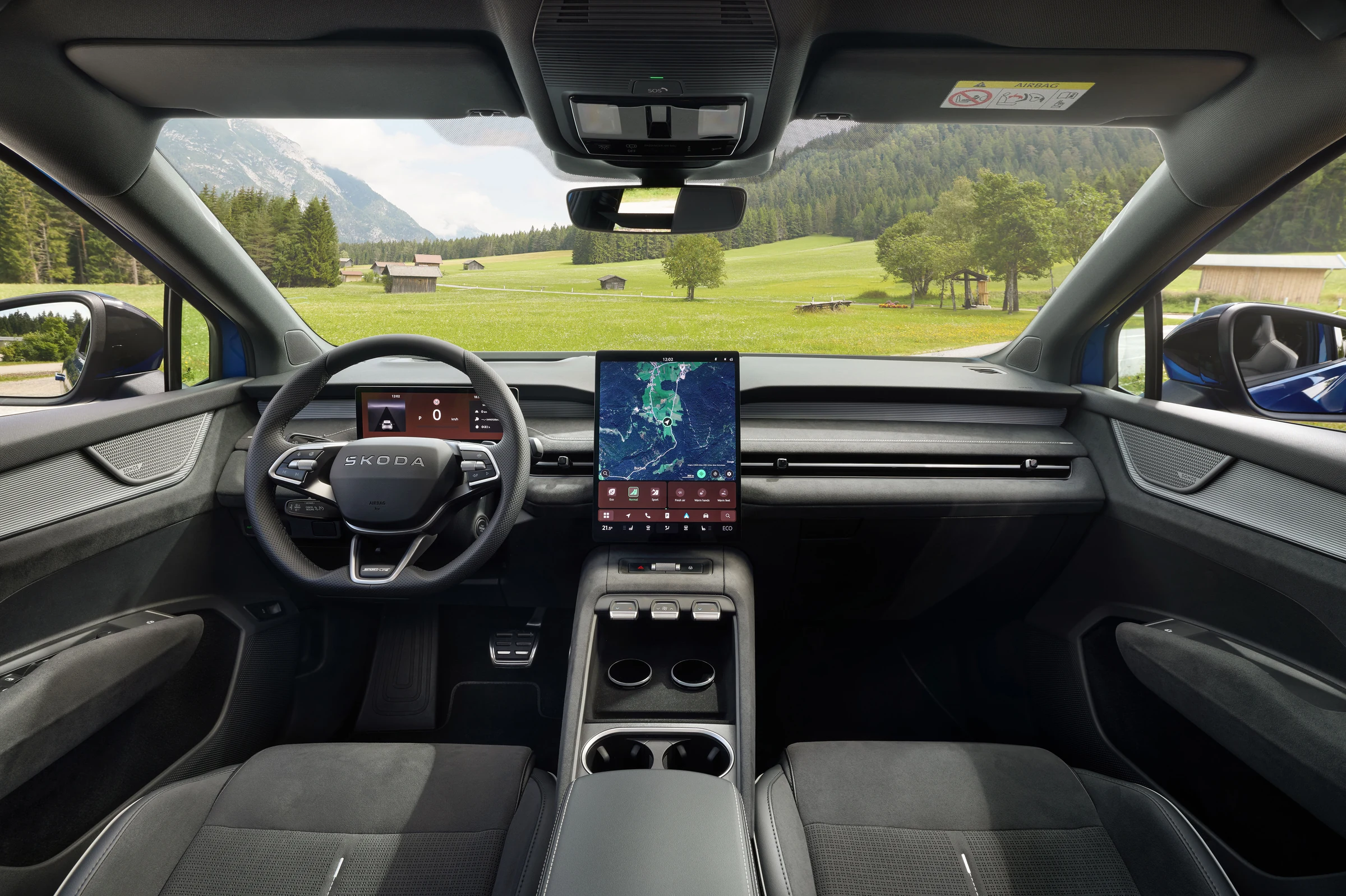Skoda Peaq interior official photo 25