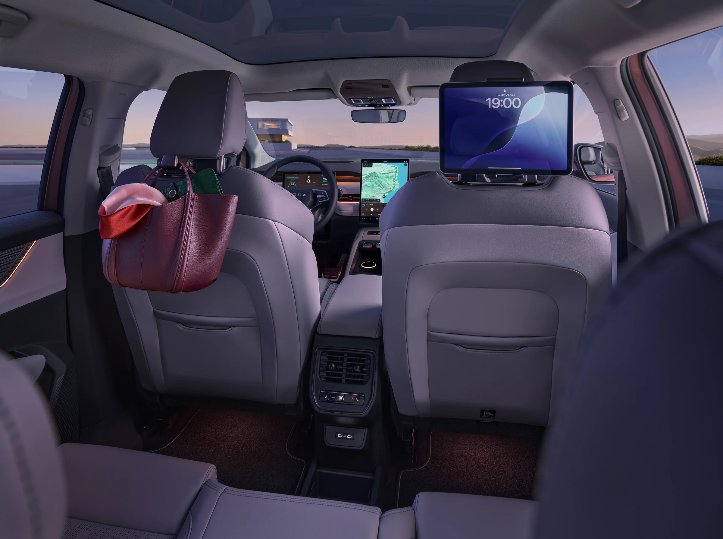 Skoda Peaq interior official photo 36
