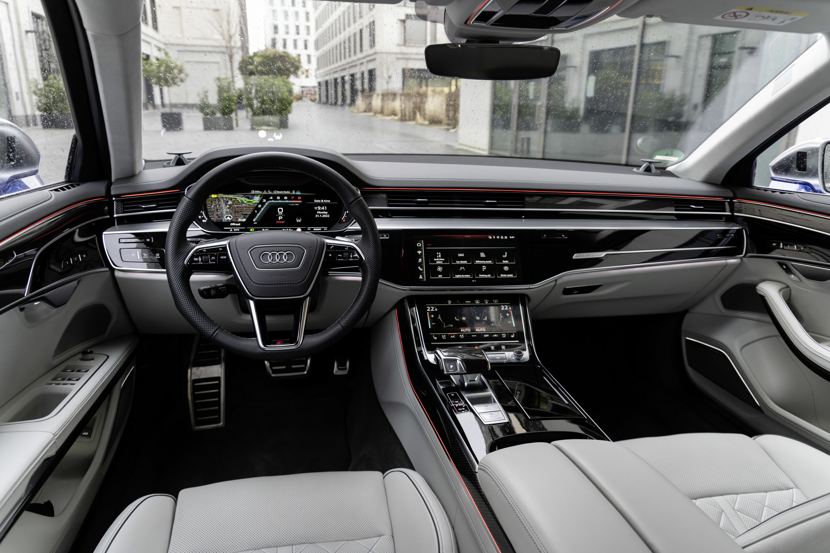 Audi S8 interior and cockpit A220808