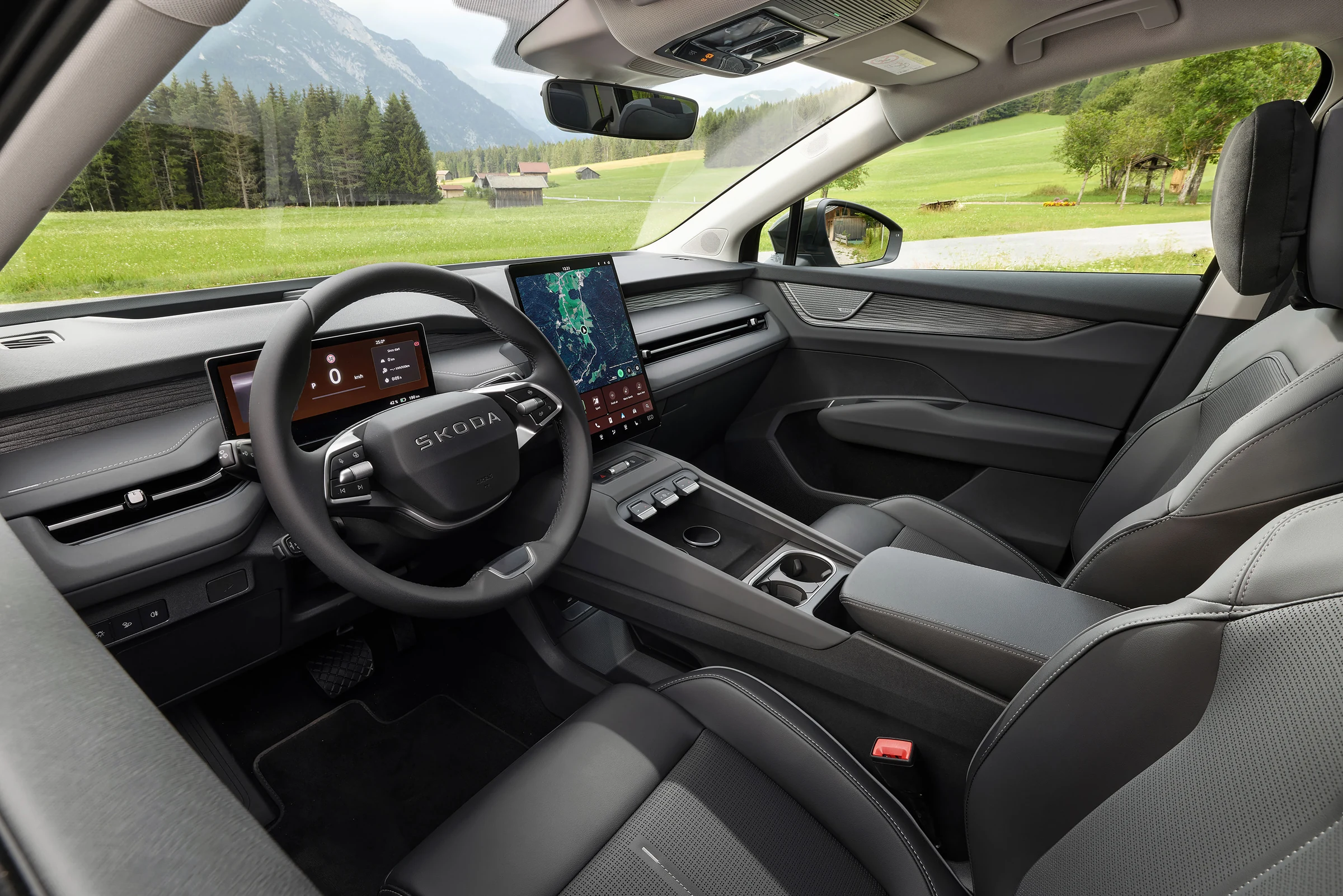Skoda Peaq interior official photo 20