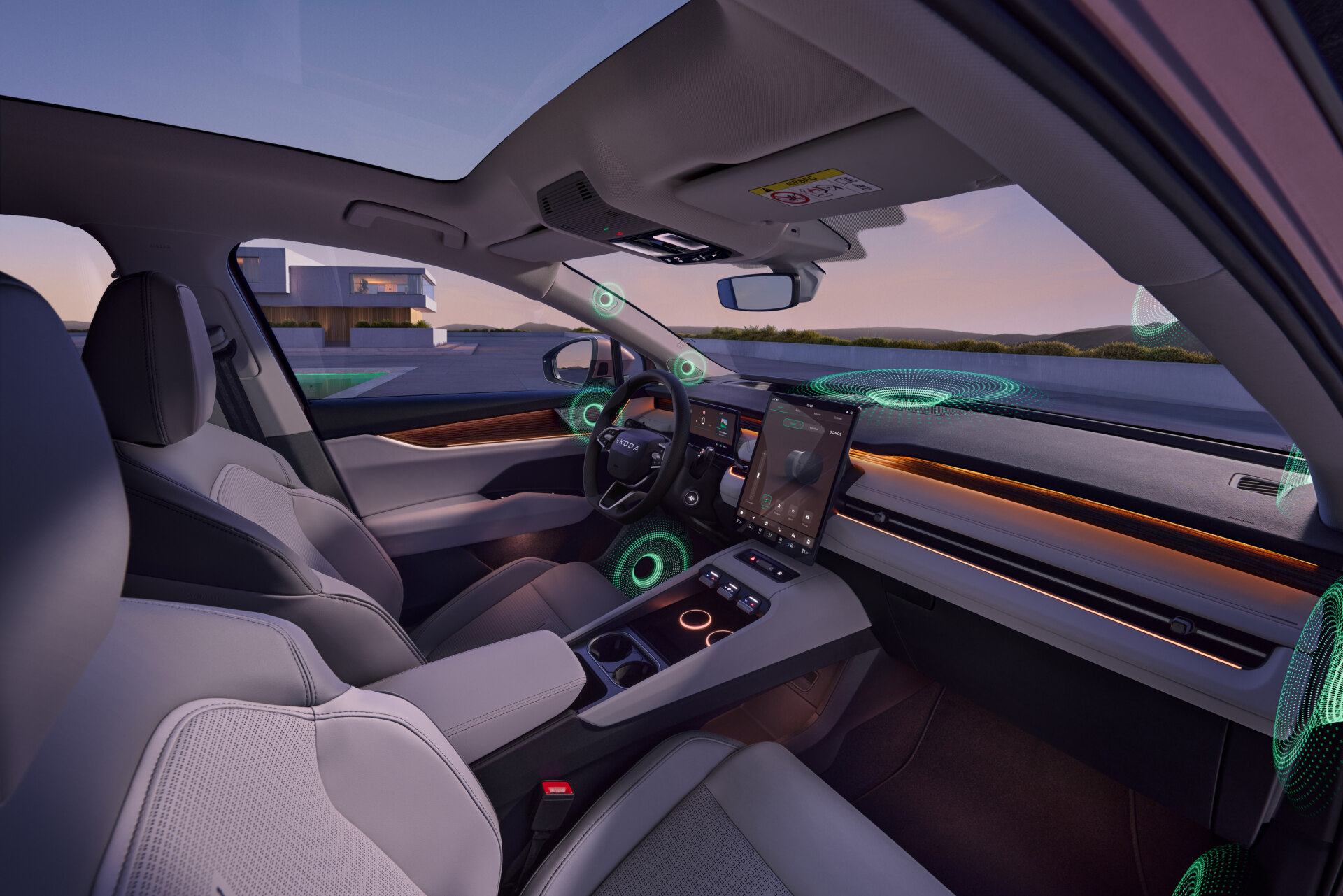 Škoda Peaq Interior official photo