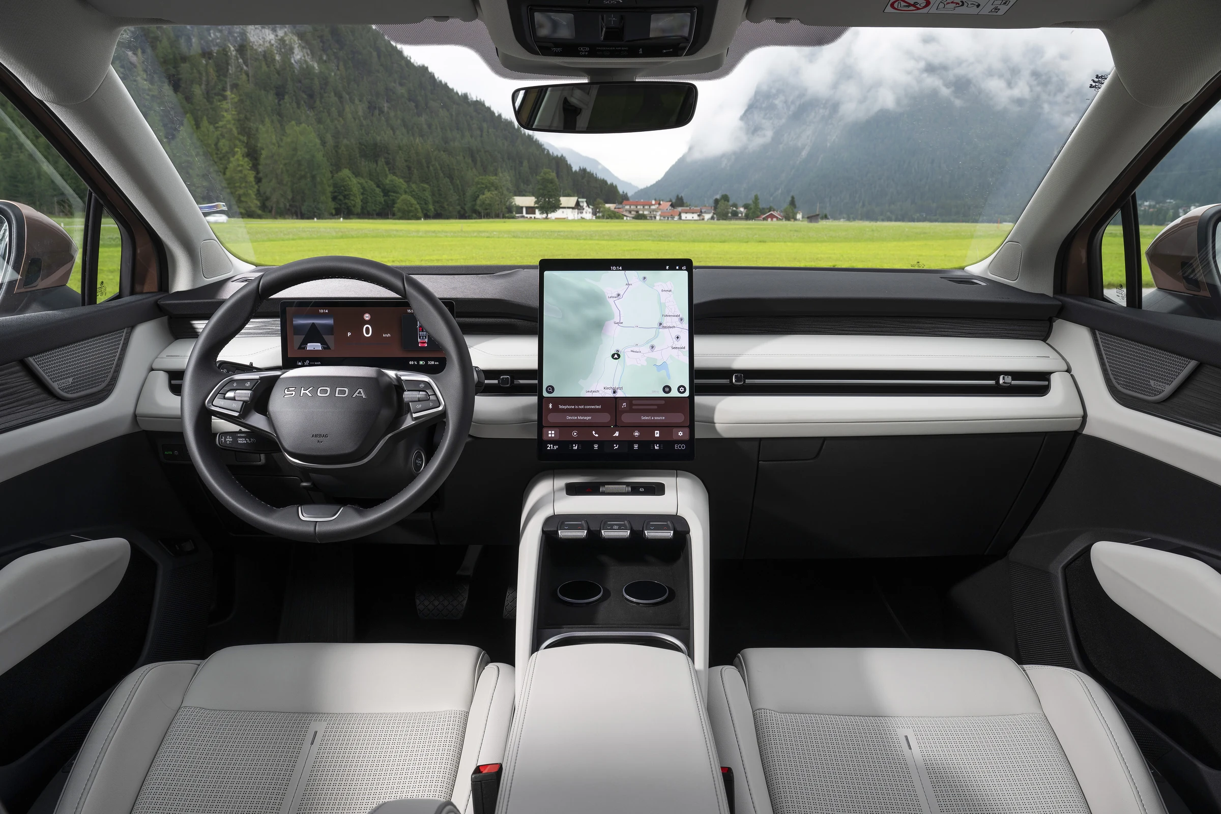 Skoda Peaq interior official photo 1