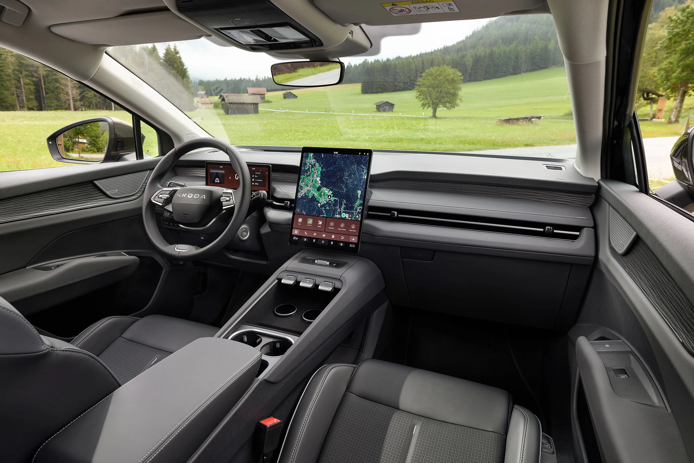 Skoda Peaq interior official photo 18