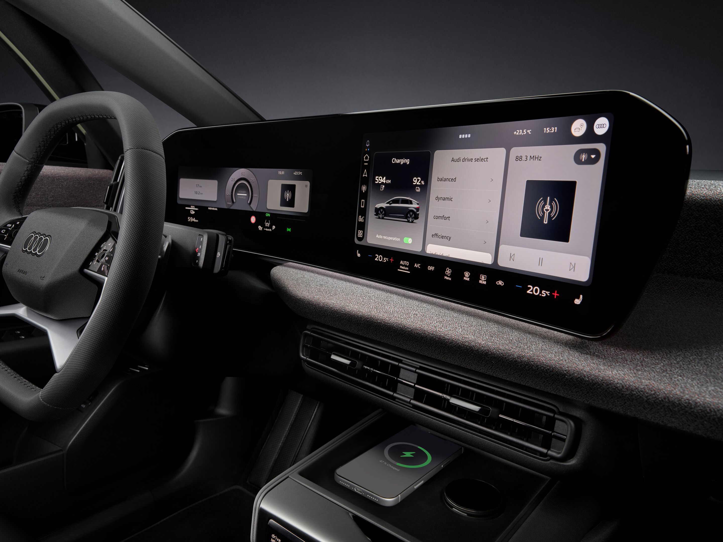 Audi A2 e-tron Interior official photo
