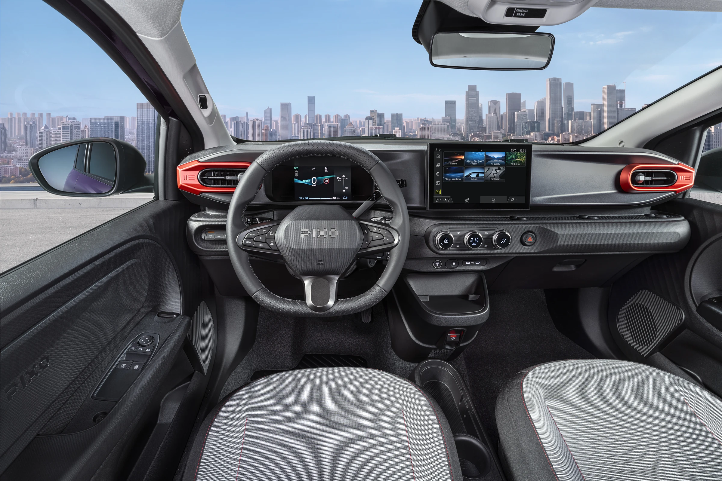 Nissan Pixo interior official photo 2