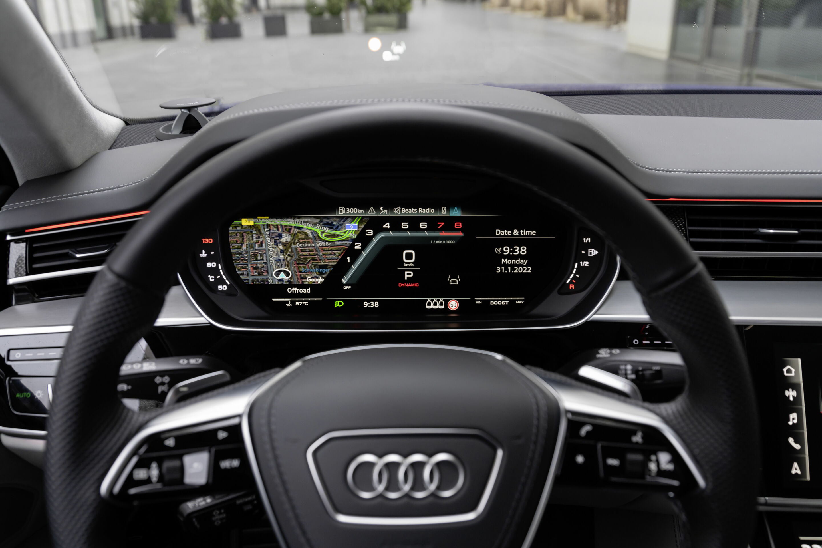 Audi S8 interior and cockpit A220817