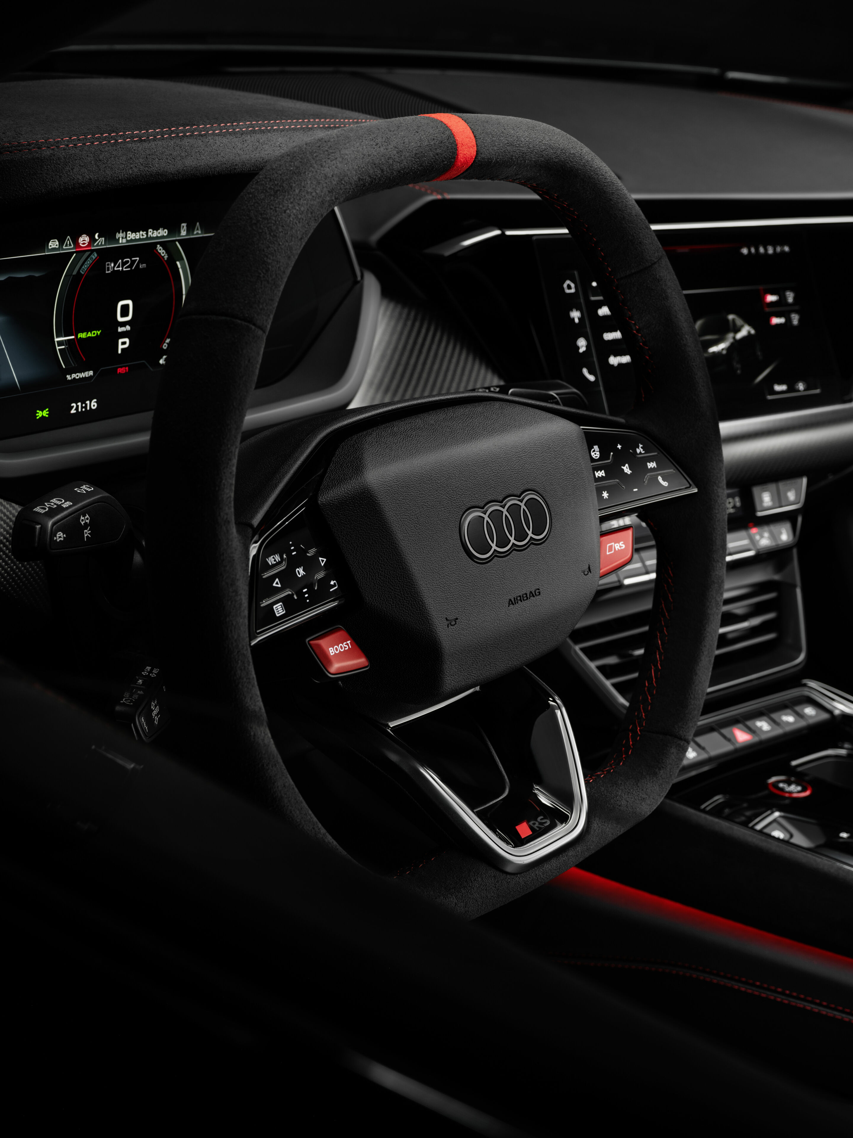 Audi RS e-tron GT interior and cockpit A242579