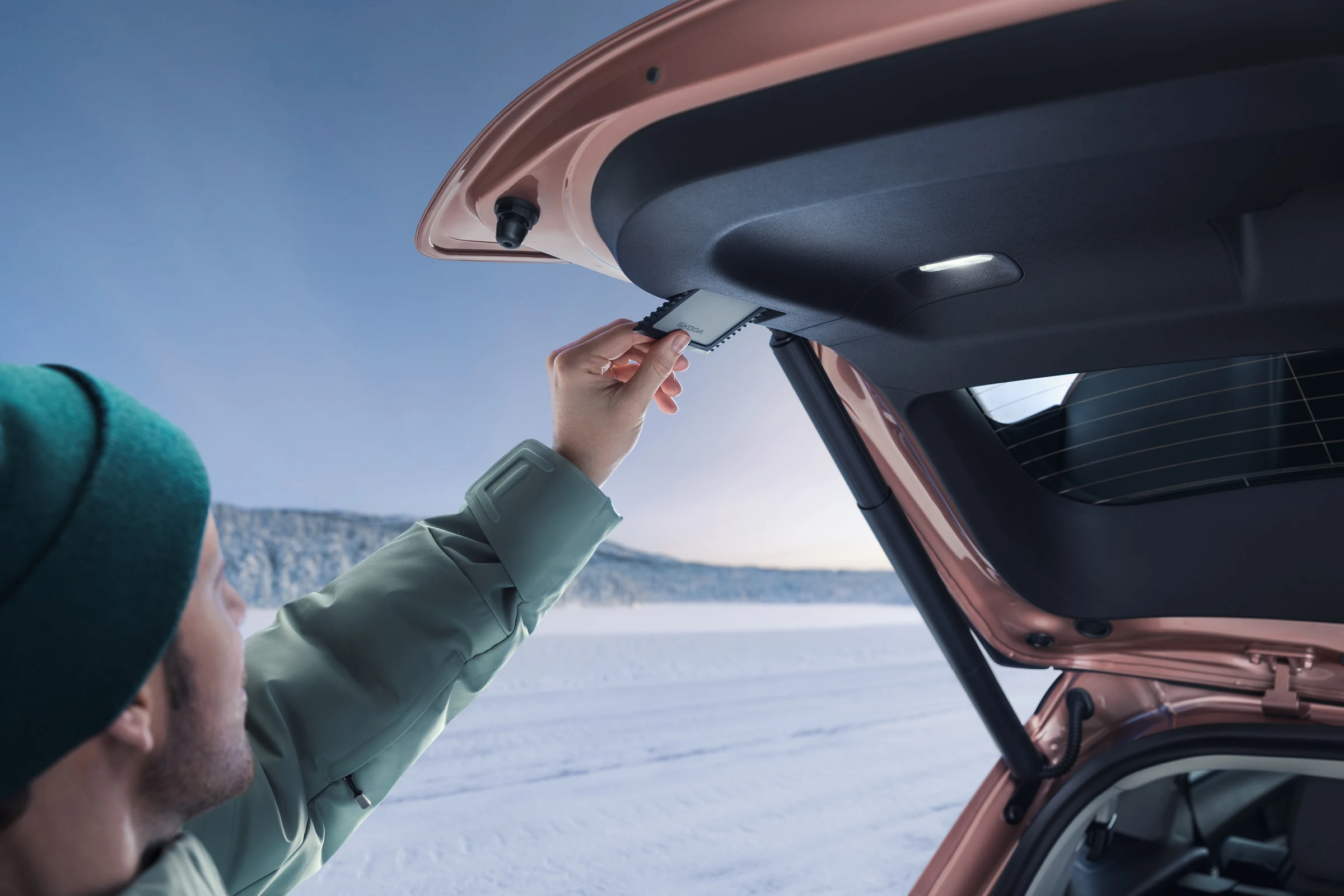 Skoda Peaq interior official photo 54